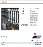 BETA ZESTAW NARZ.27szt.WE WKŁADCE Z TWORZYWA