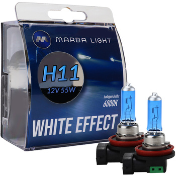 ŻARÓWKI MARBA LIGHT WHITE EFFECT H11 55W 12V